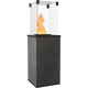 Газовий обігрівач Kratki PATIO MINI керамограніт BLEND NERO - ручне управління - изображение 1