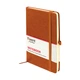 Записная книга блокнот 125х195 Axent 96 л. клетка тв. обл. коричневый Partner Lux 8202-19-A - изображение 1