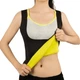 Майка Yoga VEST с открытой грудью для похудения размер L черная - изображение 4