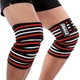 Бинты на колено Power System Knee Wraps PS-3700 Red/Black - изображение 1
