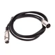 XLR-кабель ELIMA PM-3 2,5 м для микрофона типа "папа-мама", 3-pin (трехконтактный) - изображение 3