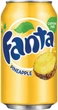 Напій газований Coca-Cola, Fanta Pineapple Фанта Ананас 355 мл - зображення 1