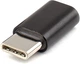 Переходник Atcom Micro USB - USB Type-C Black (8101) - изображение 1