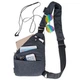 Мужская водонепроницаемая сумка Cross Body Black - изображение 2