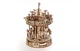 Механический деревянный 3D пазл Ugears Карусель из фанеры (70129) - изображение 2