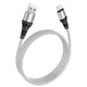 Кабель Hoco Lightning Excellent charging data cable X50 |1m, 2.4A| black - зображення 3