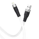 Кабель Hoco Lightning Angel silicone charging data cable X53 |1m, 2.4A| black - изображение 5