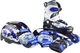 Набор роликовые коньки Action ZERO Blue 34-37 + комплект защиты (PW117CE308905/34-37) - изображение 1