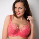 Бюстгальтер Diorella 34210 E красный 100E - изображение 1