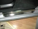 Накладки на пороги Subaru Forester II 2002-2008 premium NataNiko P-SB01 - изображение 1