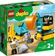 Lego Duplo Вантажівка і гусеничний екскаватор 10931 - зображення 1