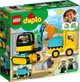 Lego Duplo Вантажівка і гусеничний екскаватор 10931 - зображення 2