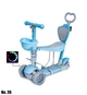 Детский самокат - трансформер 5 в 1 Scooter Simple Blue с родительской ручкой - изображение 1
