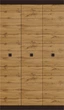 Шкаф ЭВЕРЕСТ Соната Шкаф-1200 Венге темный + Дуб крафт золотой - изображение 5