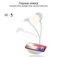 Настольная лампа Promate LumiQi c 3 Вт Bluetooth колонкой и 5 Вт беспроводной зарядкой White (lumiqi.white) - изображение 5