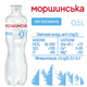 Упаковка мінеральної природної столової негазовоної води "Моршинська" 0,5 л х 12 пляшок - изображение 2