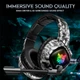 Игровые наушники Onikuma K19 с микрофоном и LED RGB подсветкой проводные White (K19) - изображение 8