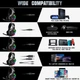 Игровые наушники ONIKUMA K10 Pro с микрофоном, RGB подсветкой и 50мм динамиками для ПК и консолей - изображение 8