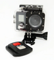 Экшн камера с аквабоксом и набором креплений Action Camera A100 WiFi 4K два экранама Черная + пульт - изображение 2