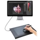 Планшет графічний Huion H610PRO робоча поверхня 254x152мм 8 експрес клавіш та 16 сенсорних зон - зображення 6