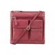 Женская кожаная сумка Visconti 18608/A Slim Bag Red (18608 RED) - изображение 1