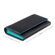Кошелек женский кожаный Visconti Topaz Black/Aqua (CD21 BLK/AQUA) - изображение 4