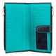 Кошелек женский кожаный Visconti Jade Black/Aqua (CD23 BLK/AQUA) - изображение 2