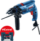 Ударний дриль Bosch Professional GSB 550 + набір аксесуарів (41 шт.) (06011A1003) - зображення 1