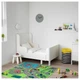 Каркас детской кровати IKEA BUSUNGE 80x200 см регулируемый белый 703.057.00 - изображение 2