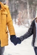Варежки для влюбленных с Сердцем Темно Синие Love is Life HandMade - изображение 2