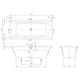 Ванна акриловая VILLEROY & BOCH Targa Style (UBA177FRA2V-01) 170х70 - изображение 2