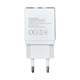 Сетевое зарядное устройство Florence (2xUSB 2A) White (FL-1021-WT) + кабель USB Type-C - изображение 2