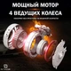 Машинка на радиоуправлении Dance Monster Stunt Красная ударостойкая игрушечная Перевёртыш для дрифта и трюков на аккумуляторе - изображение 2