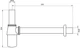 Сифон для раковины DEVIT колбовый 1 1/4"x32 мм (53012100B) - изображение 2