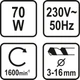 Станок для заточки сверл сетевой Ø = 3-16мм, 70V, 73470 VOREL - изображение 6