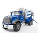 Спецтехника Bruder бетоновоз Mack Granite М1:16 cиний (02814) (02814) - изображение 1