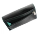 Женский кожаный кошелек VISCONTI CD21 BLK/AQUA черный с бирюзовым - изображение 3