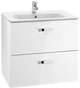Тумба подвесная ROCA Victoria Basic A855853806 с умывальником 70 см белая - изображение 1
