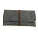 Женский клатч-портмоне из фетра Cashmere S1009 Серый - изображение 3
