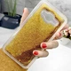 Чехол Glitter для Samsung Galaxy J7 2016 / J710 Бампер Жидкий блеск Золотой - изображение 1