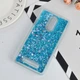 Чехол Glitter для Xiaomi Redmi Note 3 / Note 3 Pro Бампер жидкий блеск синий - изображение 1