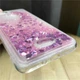 Чехол Glitter для Xiaomi Redmi 6 Бампер Жидкий блеск сердце Розовый - изображение 4