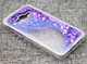 Чехол Glitter для Samsung Galaxy J7 2015 / J700 Бампер Жидкий блеск фиолетовый - изображение 4