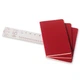 3 блокноти Moleskine Cahier середніх бордо 9788862931014 - изображение 2