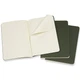 3 блокнота Moleskine Cahier маленьких зеленых CH012K15 - изображение 2