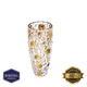 Ваза для цветов стеклянная Bohemia Lisboa Gold 350 мм (9162) - изображение 1