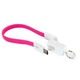 Дата кабель USB 2.0 AM to USB-C 0.18m pink Extradigital (KBU1788) - изображение 2