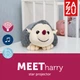 М'яка іграшка зоряний проєктор-нічник Zazu Harry Їжачок (ZA-HARRY-01) (0703625107825) - зображення 3