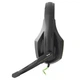Наушники Gemix W-330 black-green, микрофон, игровая гарнитура - изображение 2