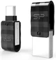 Silicon Power Swivel C31 16GB USB 3.1 + Type-C Black/Silver (SP016GBUC3C31V1K) - зображення 4